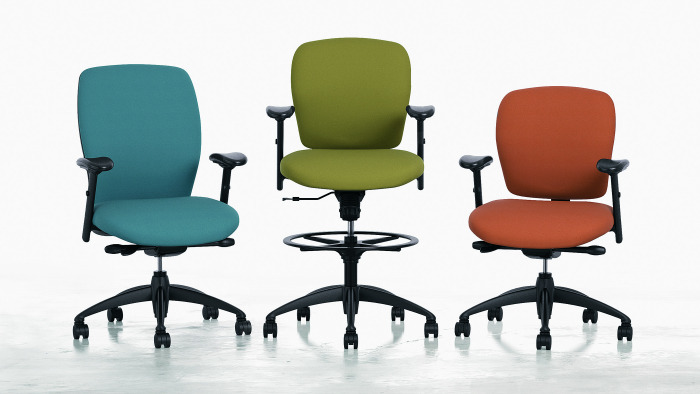 Fuel Blue Green and Orange Task Chairs